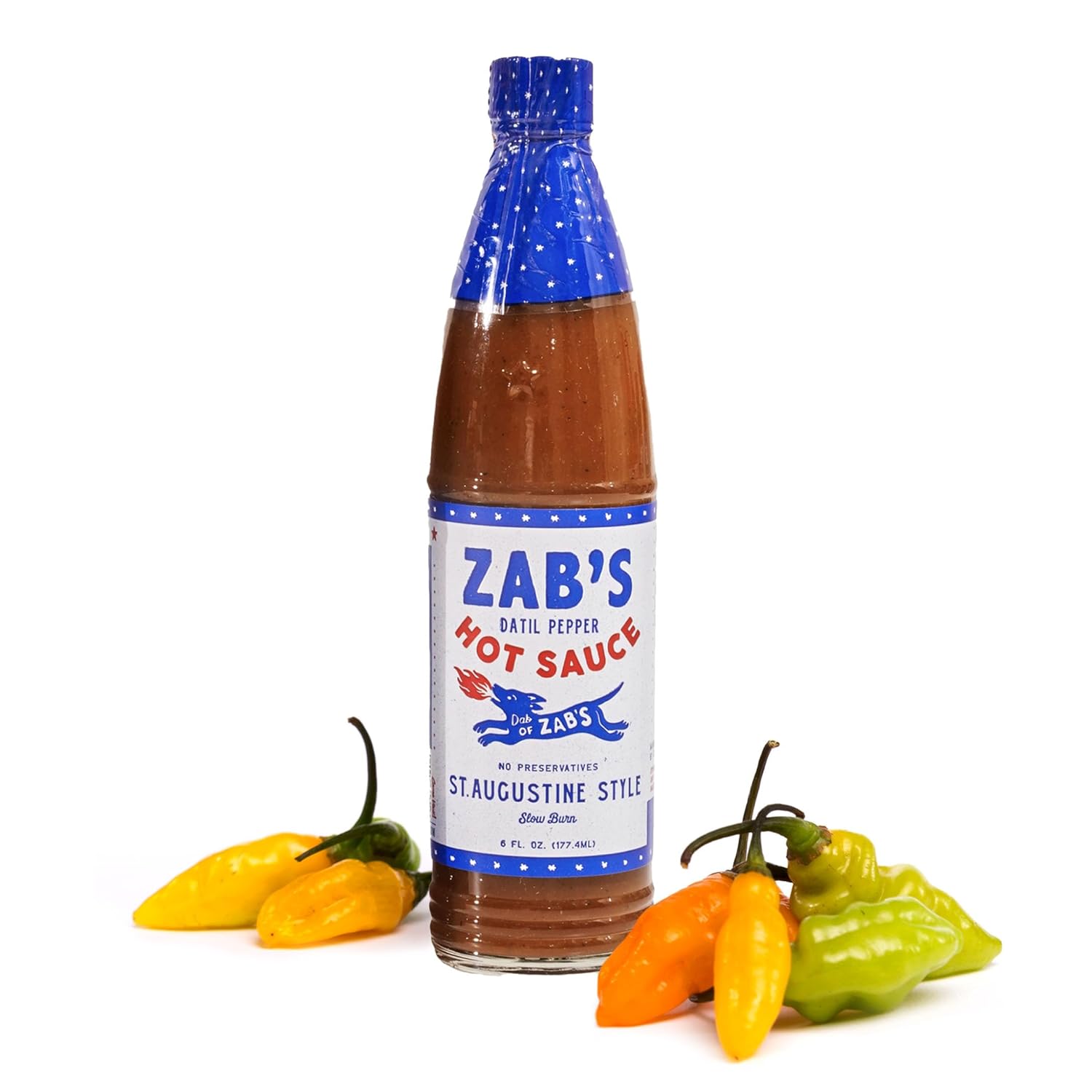 Zab’s St. Augustine Style Hot Sauce (6 oz)