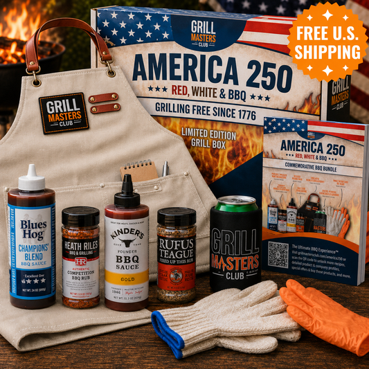 America 250 Commemorative BBQ Bundle - Celebration of American Grilling