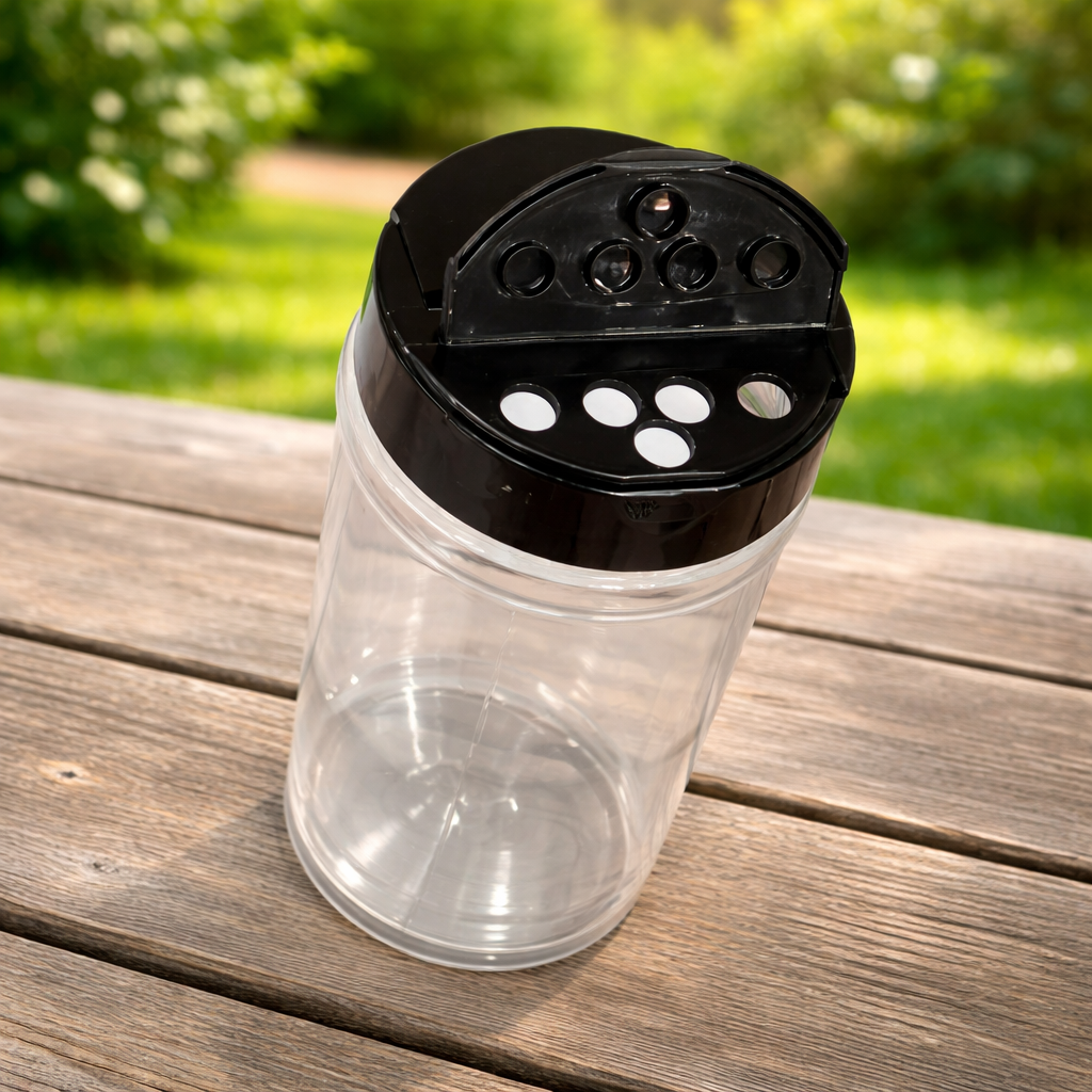 16 oz Reusable Plastic Spice Shaker