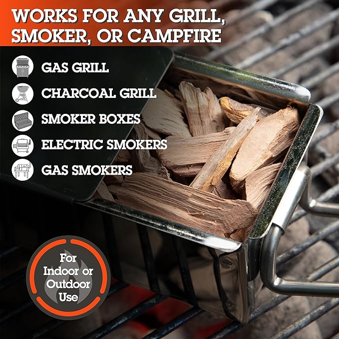 Wood Chip 4-Pack: Apple, Hickory, Cherry Pecan Grill Masters Club