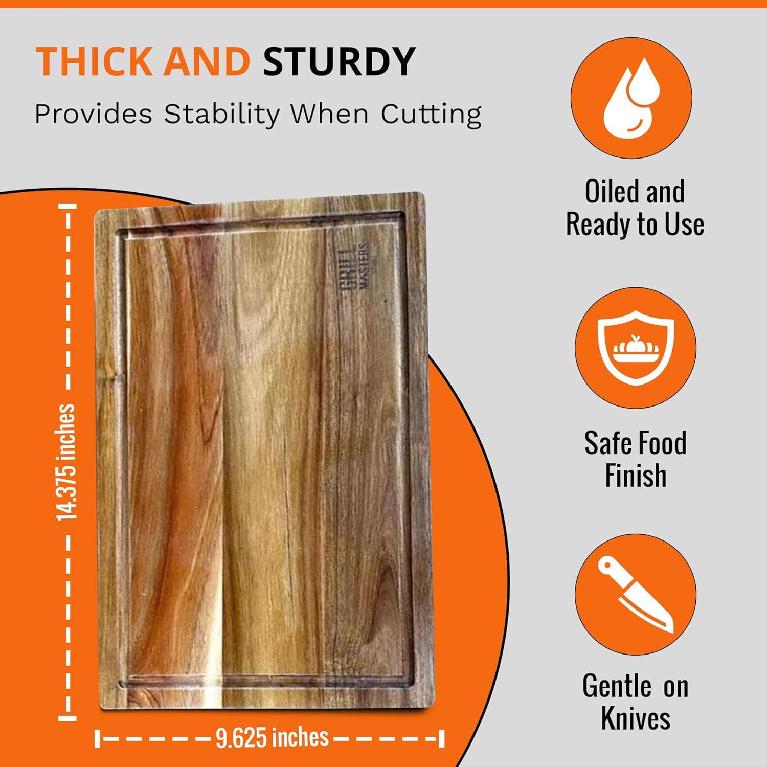 BBQ Essentials Bundle: Grilling Gloves, Cutting Board, Meat Claws & Spatula