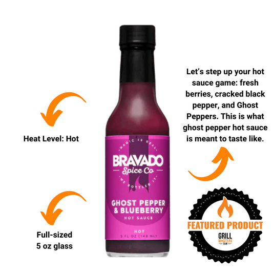 Ghost Pepper & Blueberry Hot Sauce by Bravado Spice Co. (5 oz)