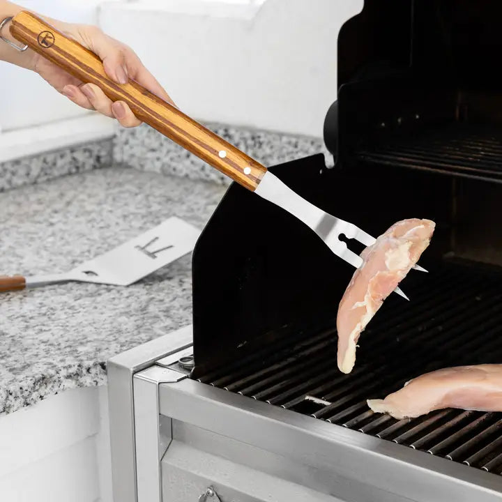 Grande 4-pc Stainless Steel Grill Tool Set - Verde Collection by Outset