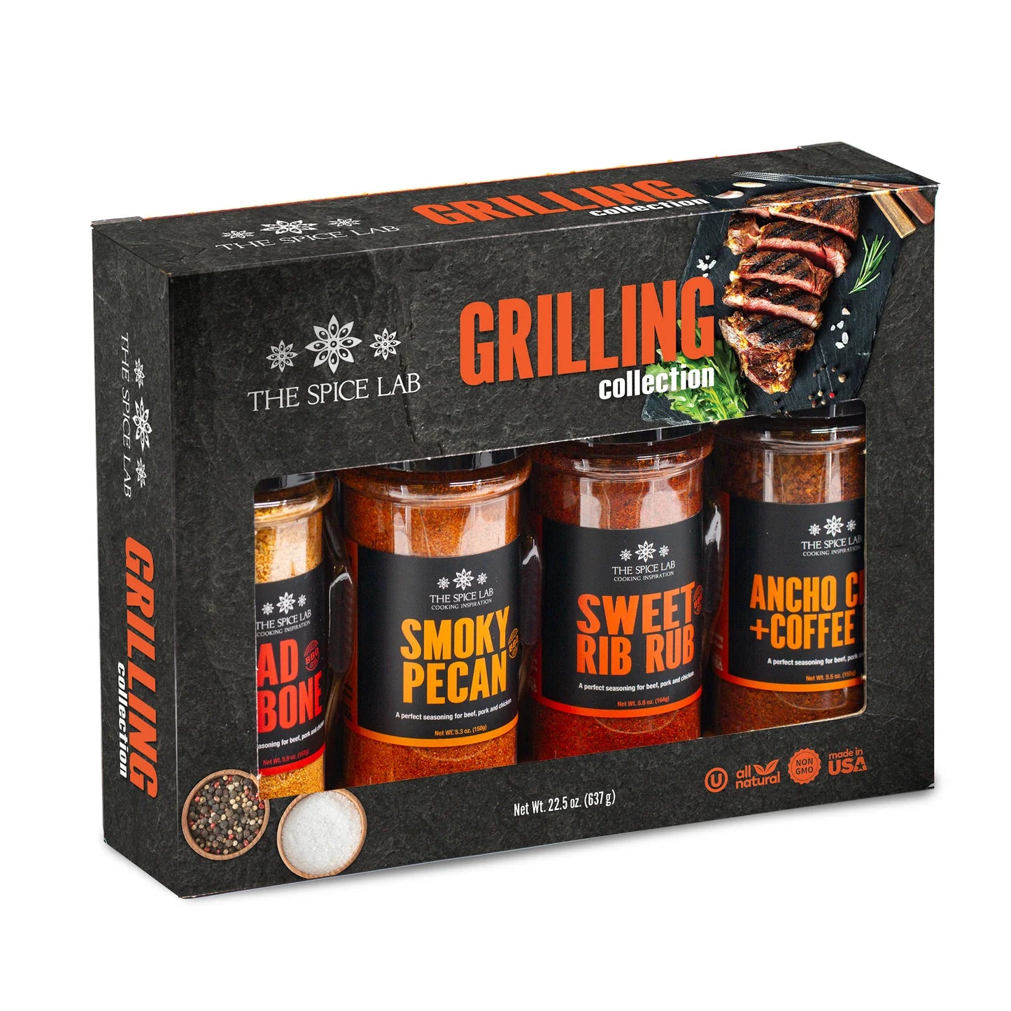 Grilling Seasoning Collection (4-Pack) by The Spice Lab