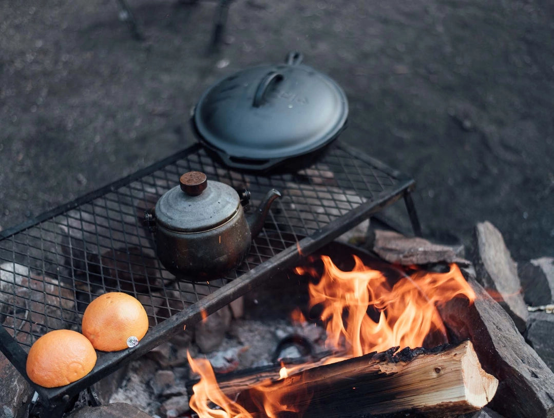 Barebones Heavy Duty Open Fire Grill Grate – Portable Steel