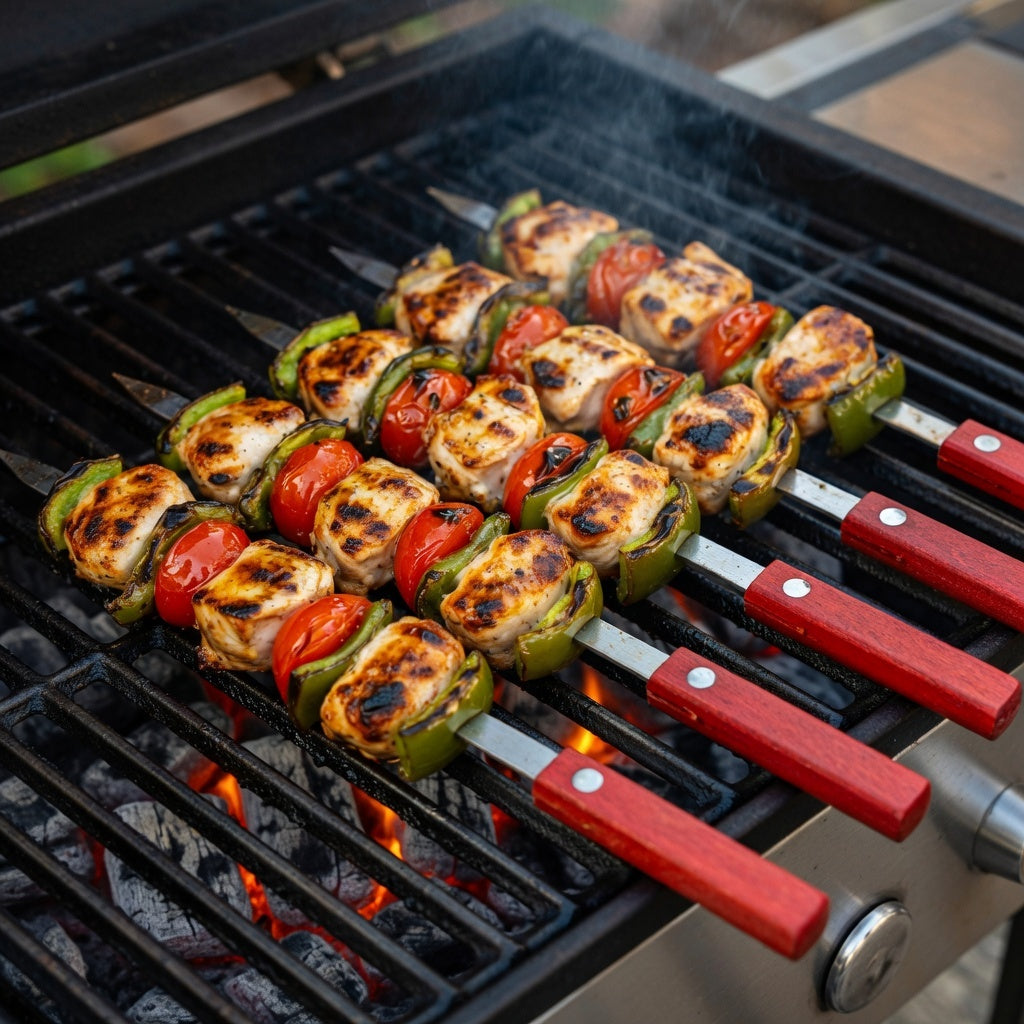 Mediterranean Live Fire Grilling Kit - Souvlaki, Kebab & Tzatziki Set