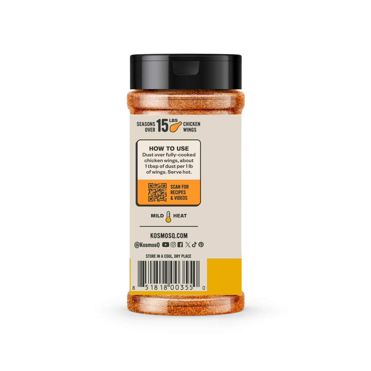 Kosmos Q Honey BBQ Wing Dust (5.5 oz)