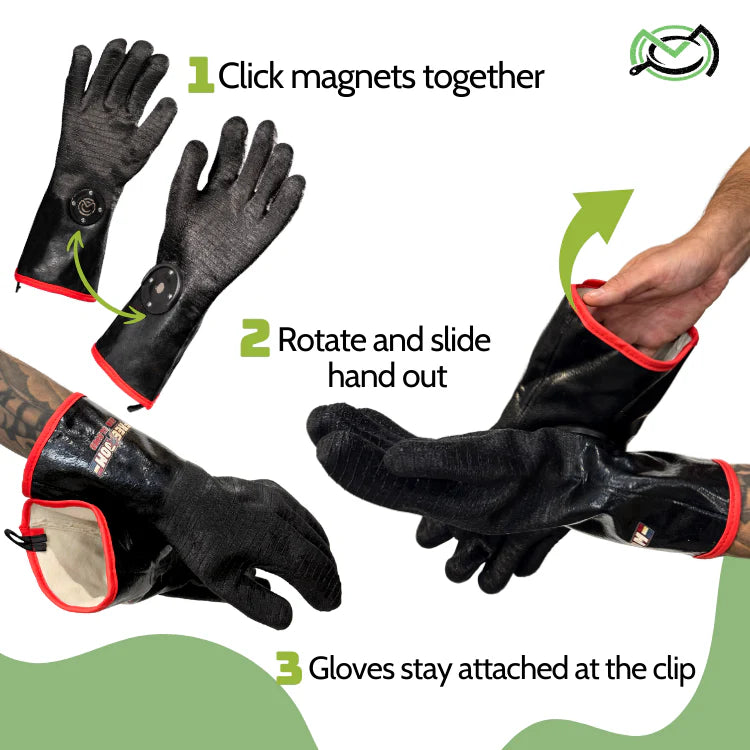 14" Freedom BBQ Gloves by MagneChef