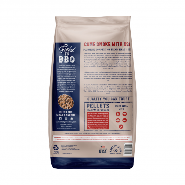 2-Pack: Competition Blend Plummond Barbecue Pellets by Knotty Wood (2 x 20lb)