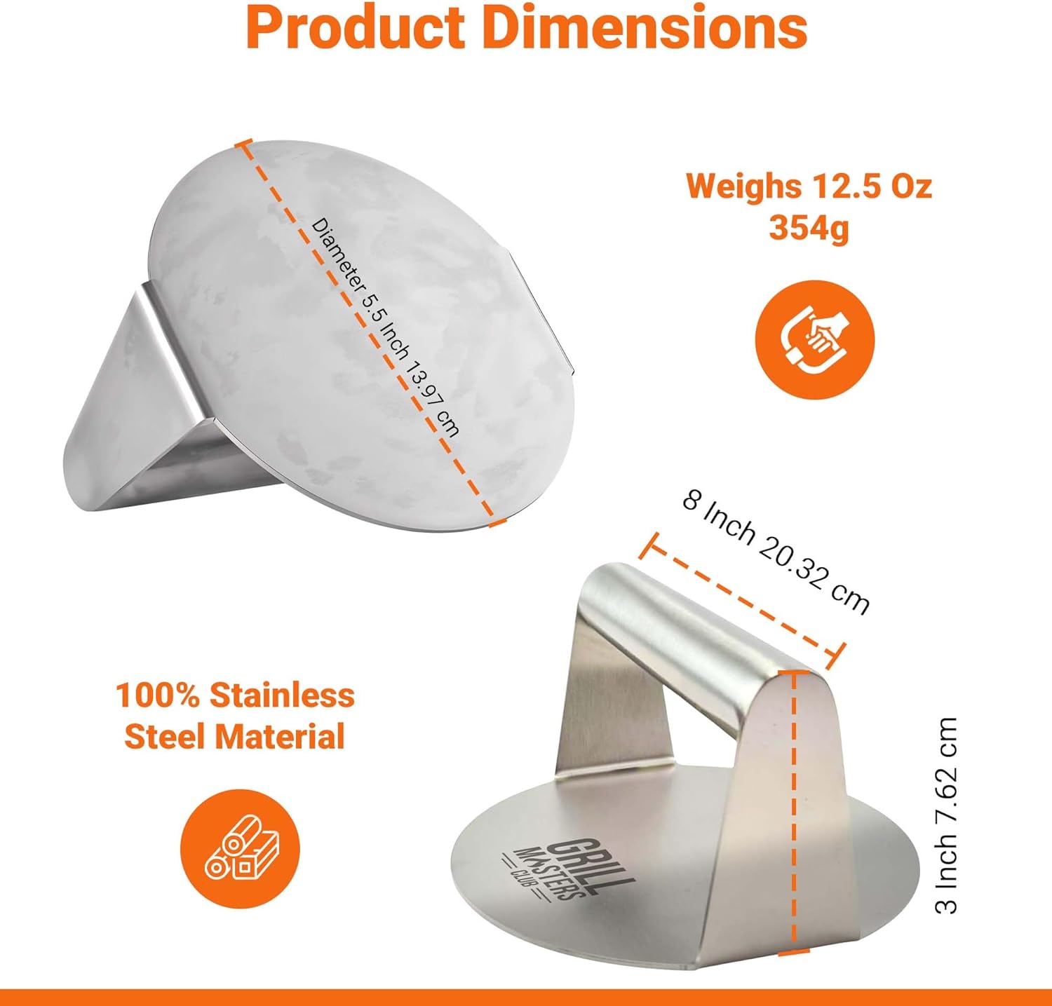 Grill Masters Club Grill & Burger Press