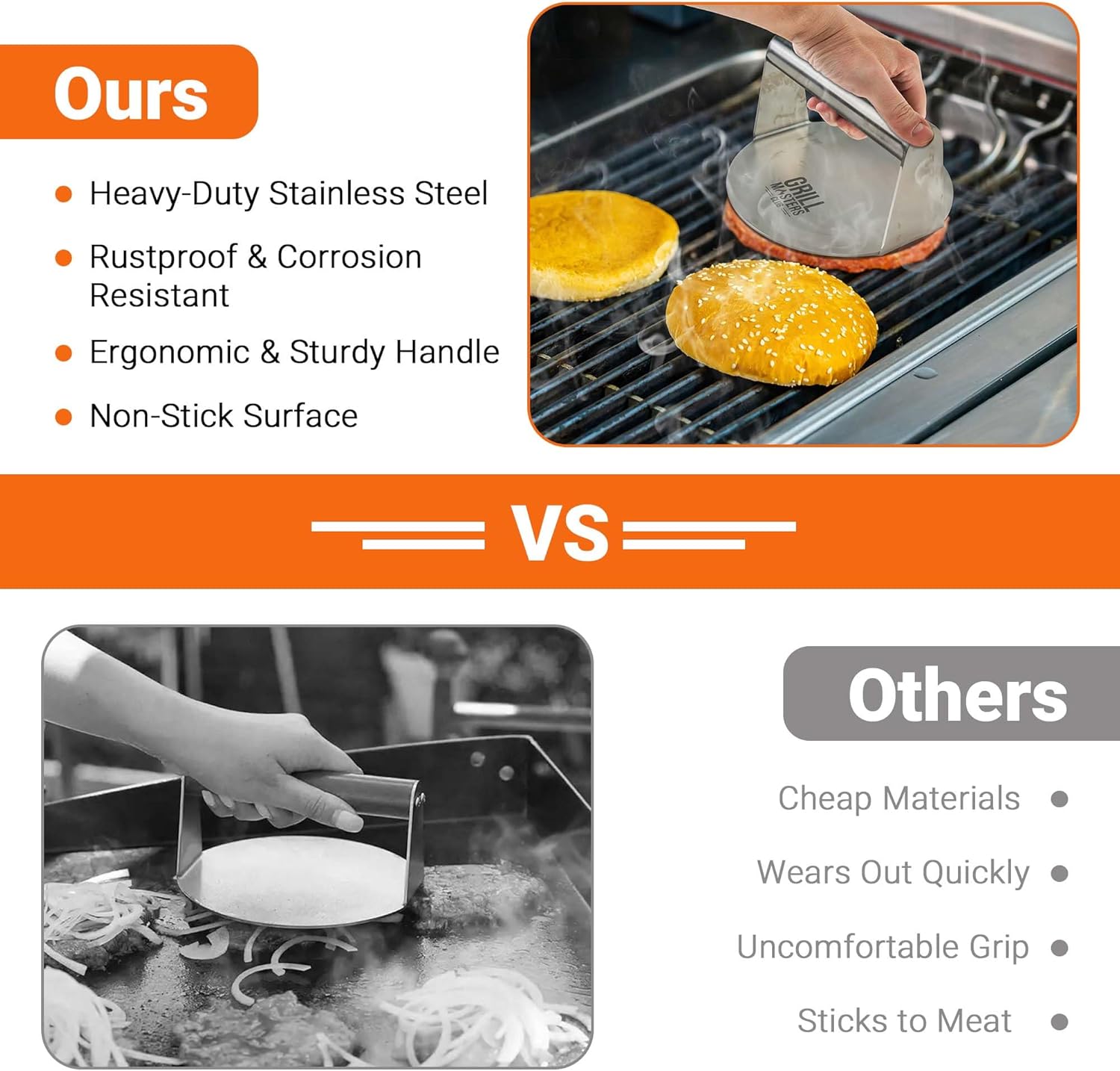 Grill Masters Club Grill & Burger Press