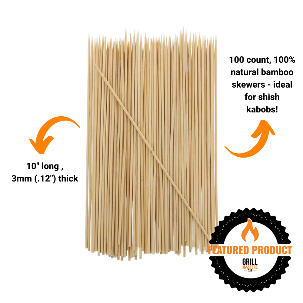 10" Round Bamboo Skewers (100 count)