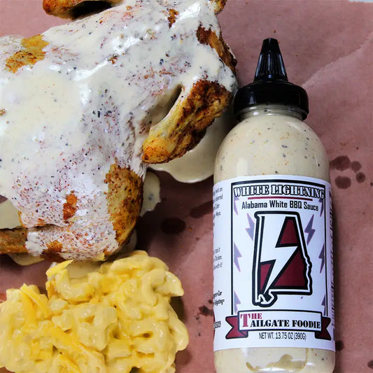 White Lightning: Alabama White BBQ Sauce by The Tailgate Foodie (13.75 oz)