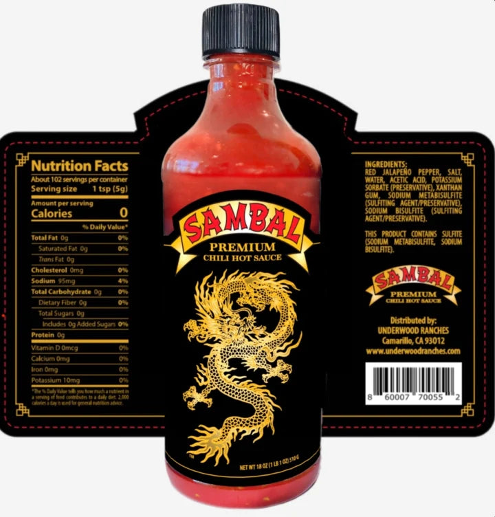Underwood Ranches Premium Sriracha Hot Sauce 3-Pack