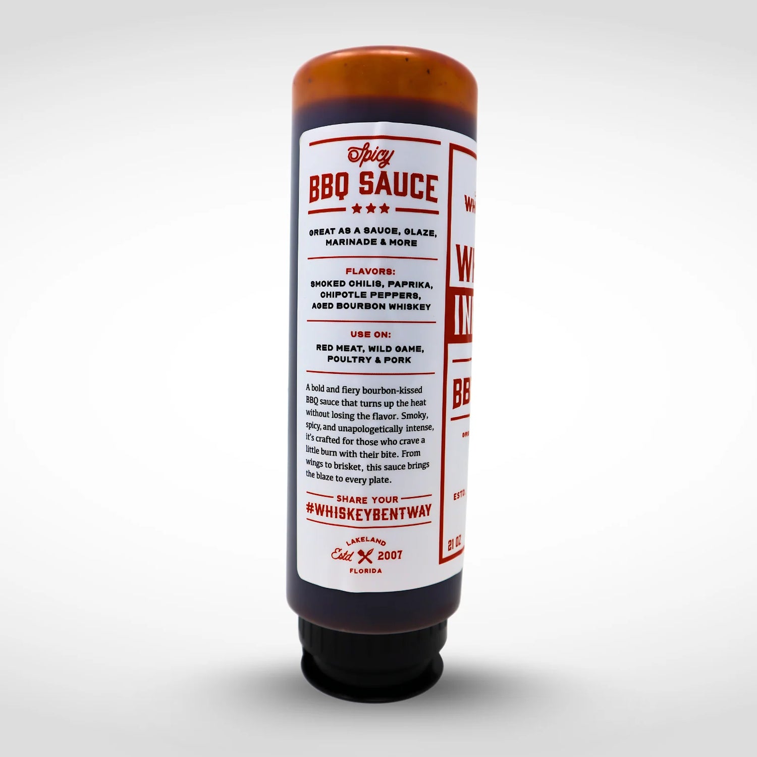 Whiskey Inferno BBQ Sauce by Whiskey Bent BBQ (15 oz)