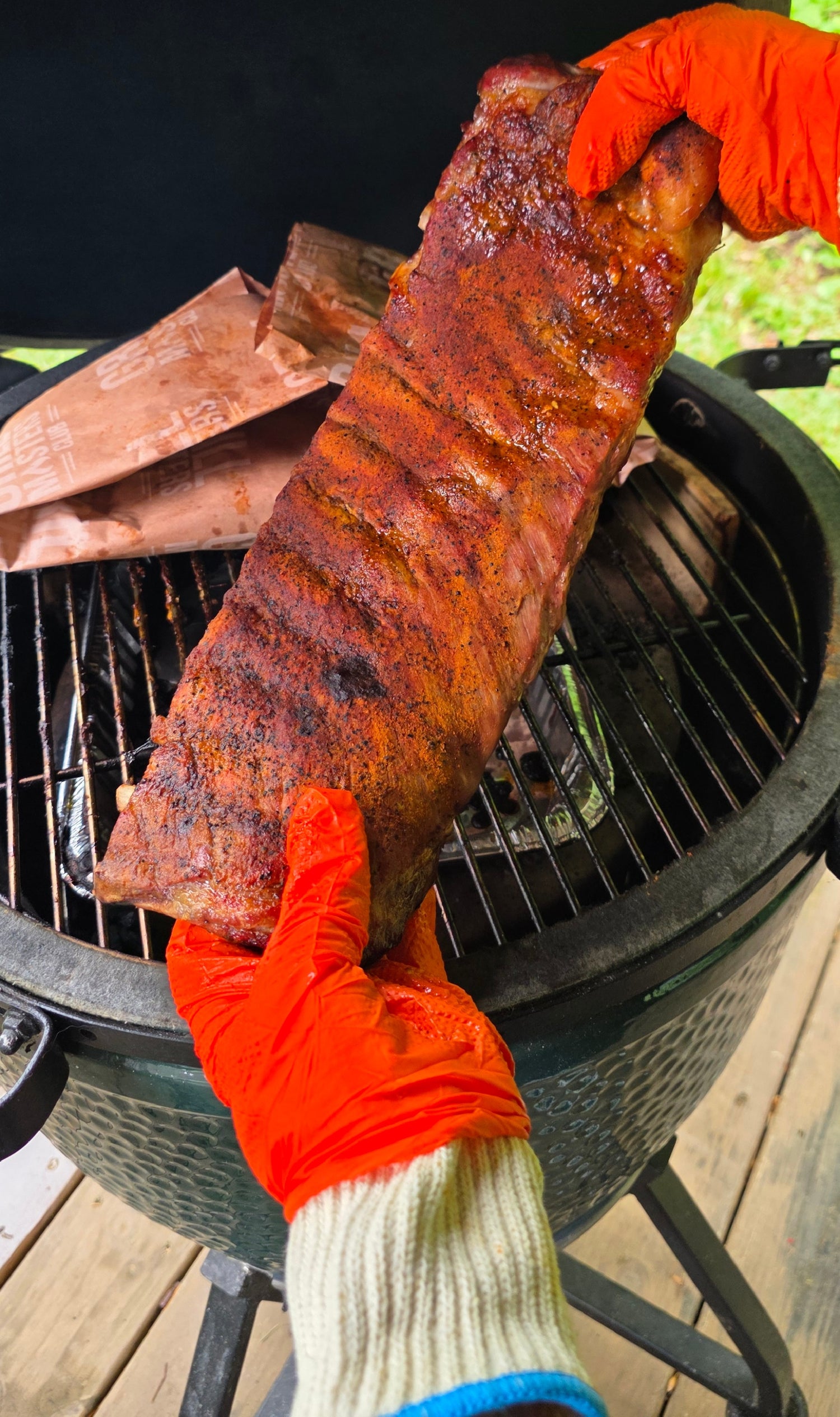 Pitmaster's Pulling Glove Pack: Heat Resistant Pulling Gloves + Disposable Nitrile Gloves