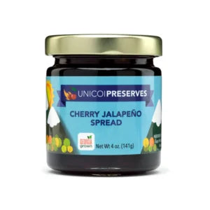 Unicoi Preserves Cherry Jalapeño Spread (4oz - Glass)